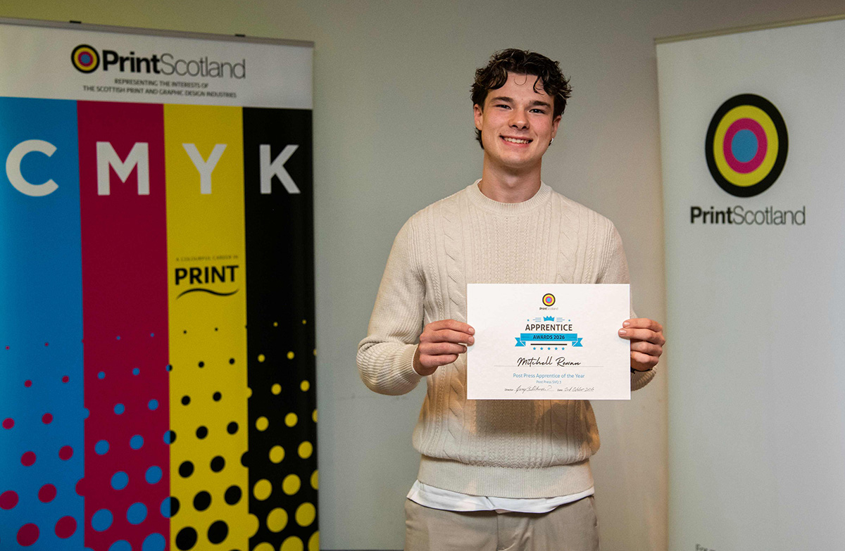 Print Apprentice Awards 2026, Mitchell Rowan
