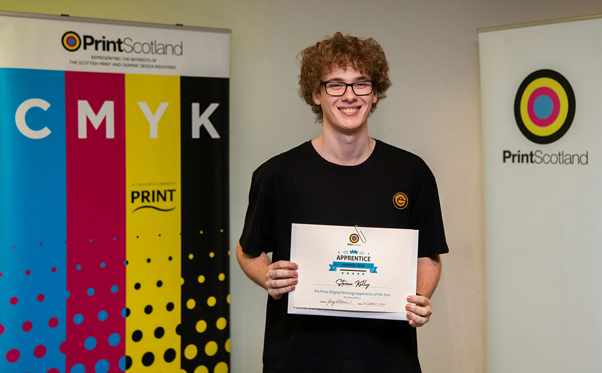 Print Apprentice Awards 2026, Steven Kelly